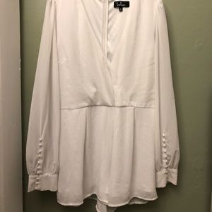 Lulus XL white romper